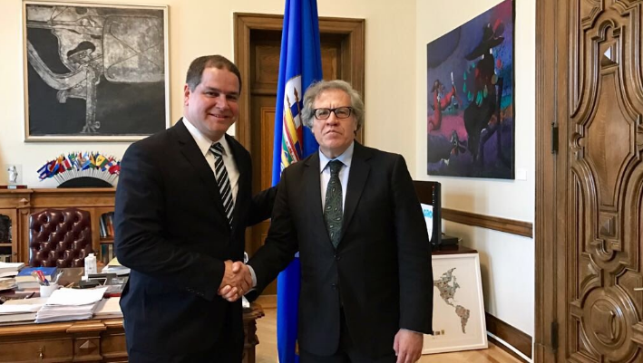 Almagro recibió a Luis Florido antes de la reunión de la OEA donde se tratará crisis venezolana (fotos)