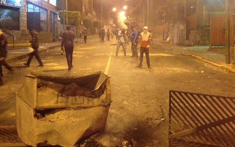 Reportan protestas en el sector El Barbecho de Los Teques