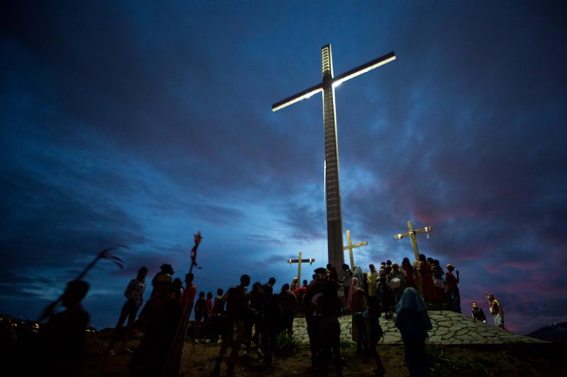 FOTOS: Las manifestaciones religiosas de este Viernes Santo en Caracas