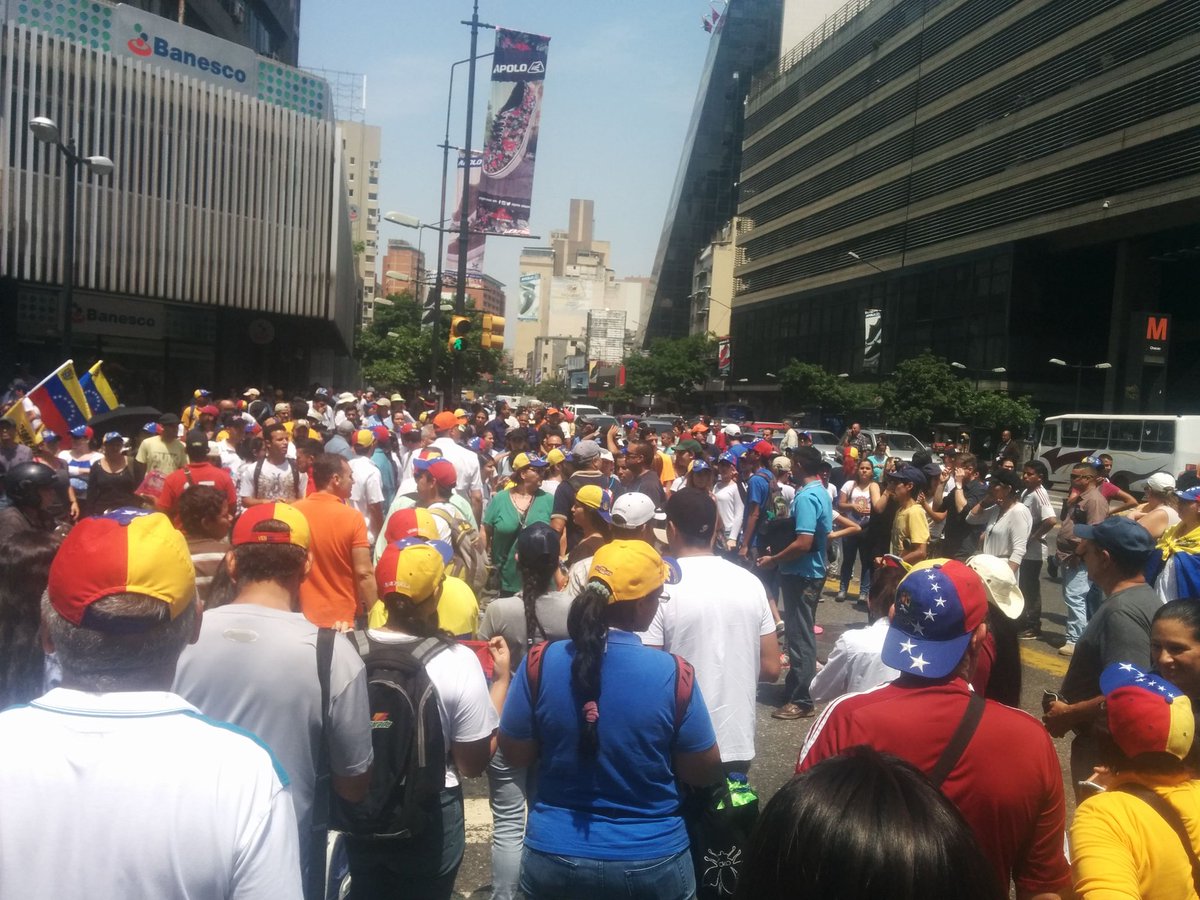 Así se encuentra la concentración en Chacao este #20A (Fotos)