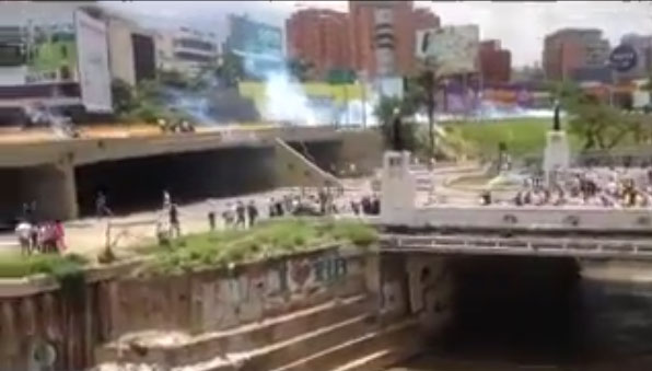 Así comenzó la represión en El Rosal este #22A (video)