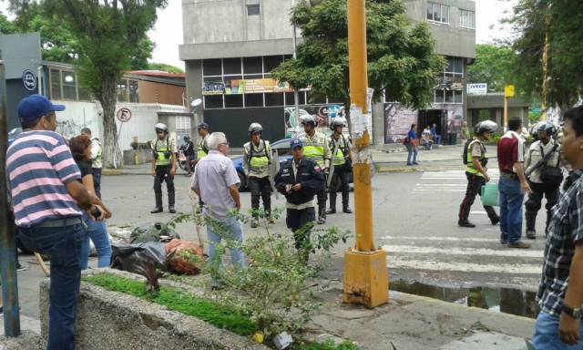 Santa Mónica participó en el trancazo (Foto: @VPACaracas)