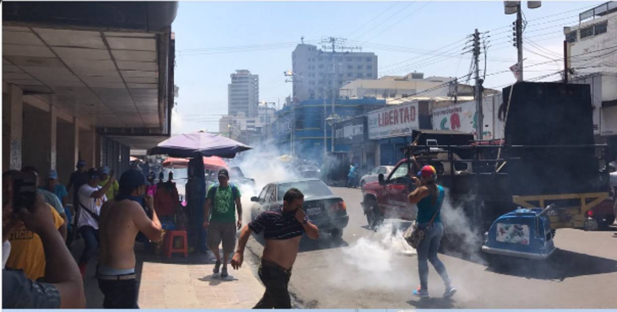 Represión en Anzoátegui deja a una concejal y al menos una docena de detenidos