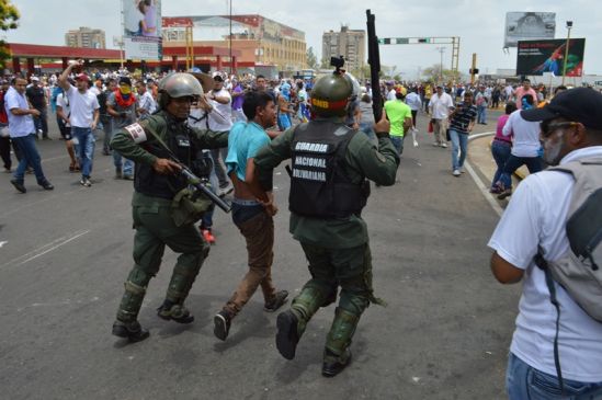 Seis menores de edad fueron detenidos por la “gloriosa” GNB tras protestas en Montaña Alta