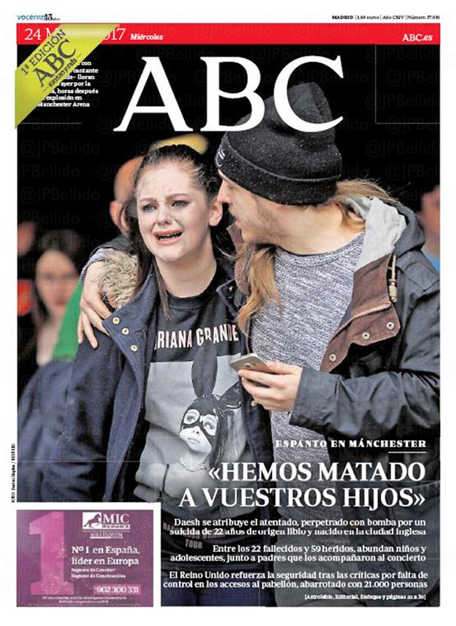 Portadas de la prensa internacional de este miércoles 24 de mayo