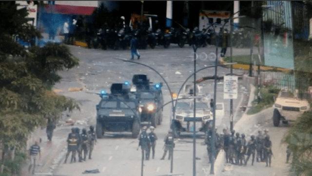 Represion en San Antonio