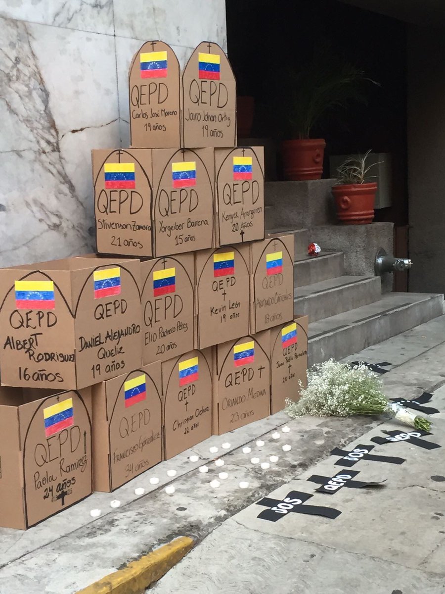 En México también protestaron por los asesinados en protestas en Venezuela #9May (Fotos)