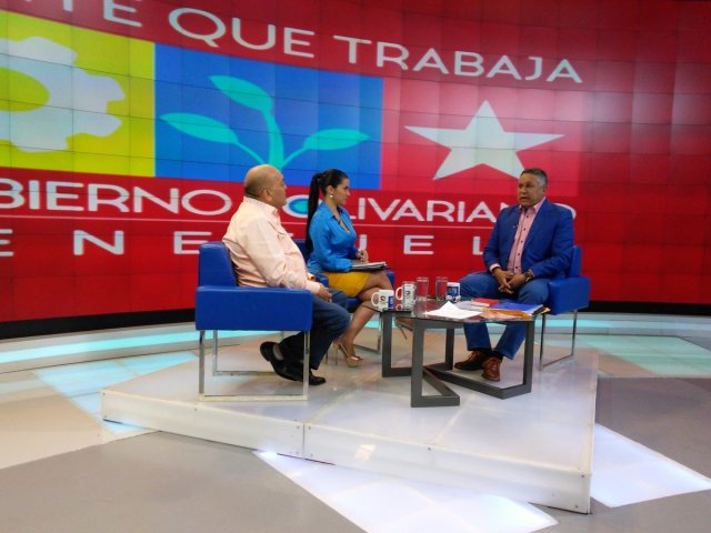 Carreño durante la entrevista en VTV (Foto captura)