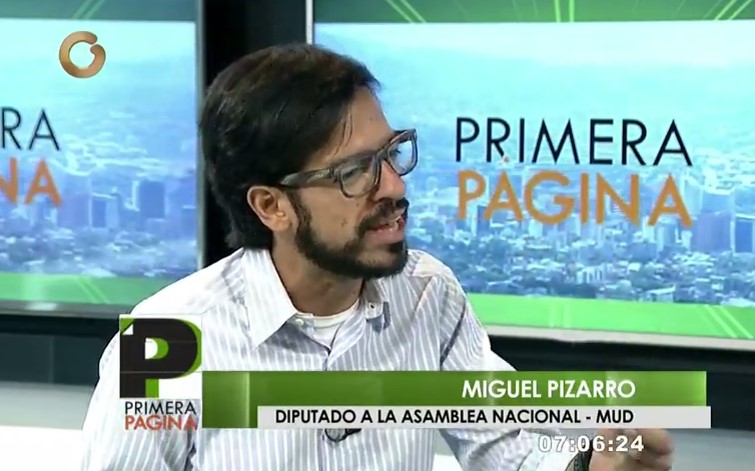 Miguel Pizarro: El monopolio de la violencia lo tiene Maduro