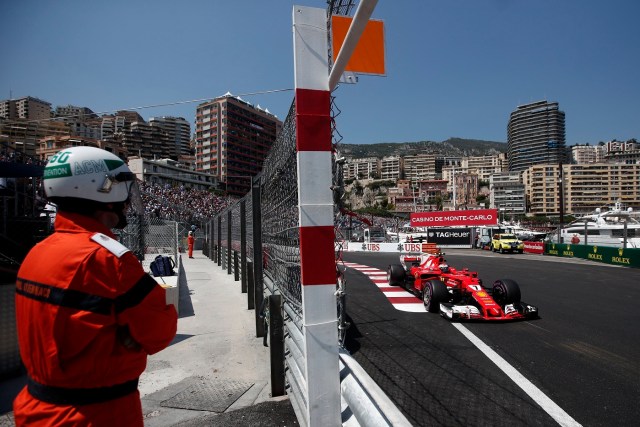 Monaco (Monaco), 27/05/2017.- Finnish Formula One driver Kimi Raikkonen of Scuderia Ferrari in action during the qualifying session of the Monaco Formula One Grand Prix at the Monte Carlo circuit in Monaco, 27 May 2017. The 2017 Formula One Grand Prix of Monaco will take place on 28 May 2017. (Fórmula Uno) EFE/EPA/YOAN VALAT