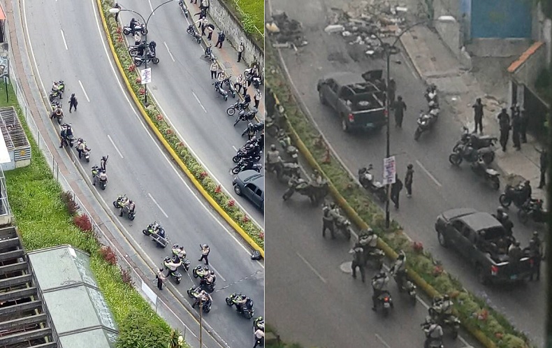 Militares toman San Antonio de Los Altos para evitar protestas  (Fotos)