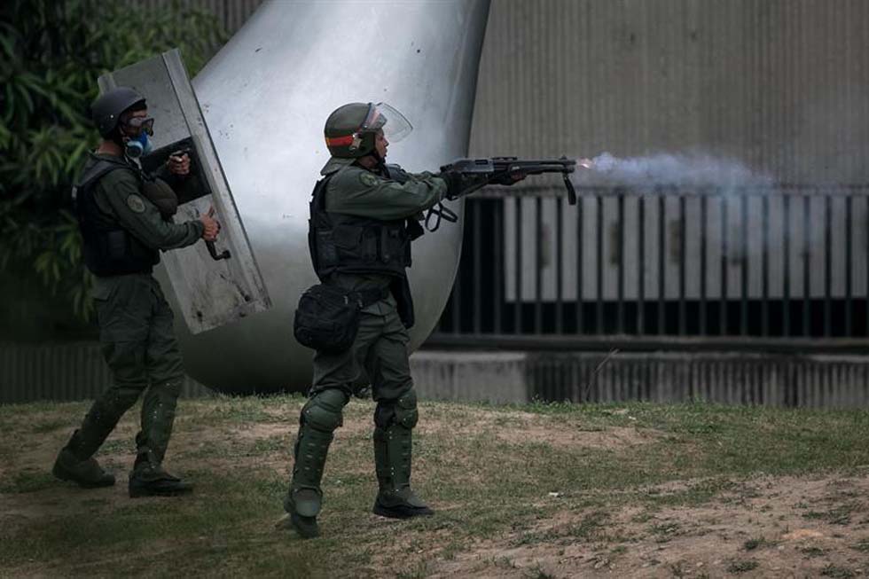 Represión de la “gloriosa” GNB afectó a más de 40 niños en guardería de Chacao este #12Jun