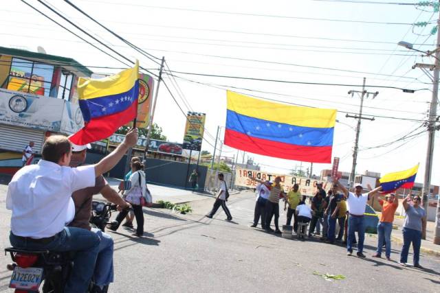 Juan Pablo Guanipa. Plantón Zulia 5