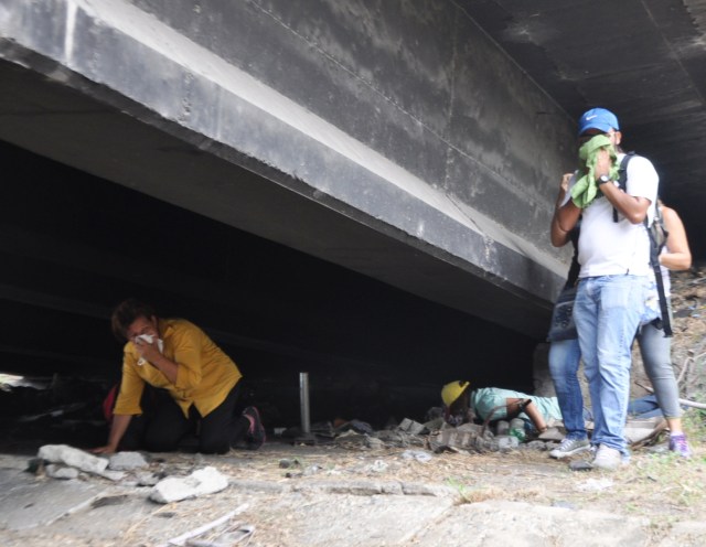 La represión alcanzó a los manifestantes en la Fajardo (Foto: News Report)