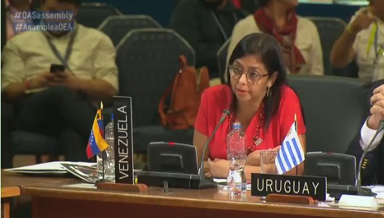 Delcy Rodríguez a canciller de Canadá: Usted sólo reconoce los derechos de una oligarquía