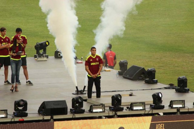 ¡Campeones en nuestros corazones! Las imágenes que no viste del recibimiento de la Vinotinto Sub 20. Foto: Eduardo Ríos / lapatilla.1eye.us