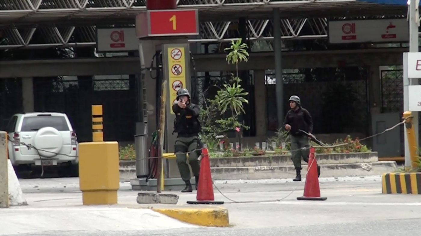 Video Exclusivo: Momento en que efectivos del Conas disparan contra manifestantes en Chuao