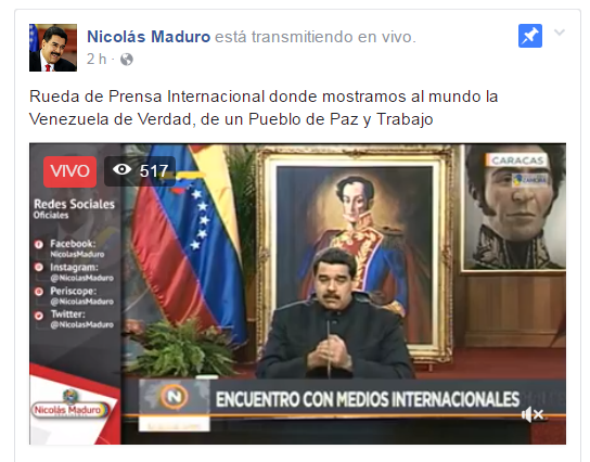 maduro facebook