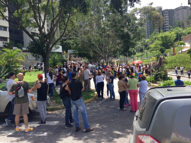 Trancón en Manzanares, municipio Baruta // Foto @Betoem