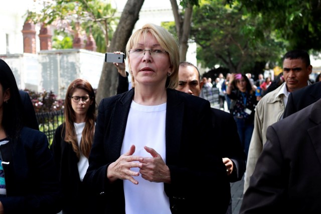 La Fiscal General de Venezuela, Luisa Ortega Díaz Caracas, Venezuela, el 3 de julio de 2017. REUTERS / Marco Bello