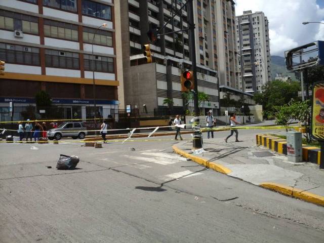 Foto: Trancazo en la avenida Rómulo Gallegos  / Daniel Colina 