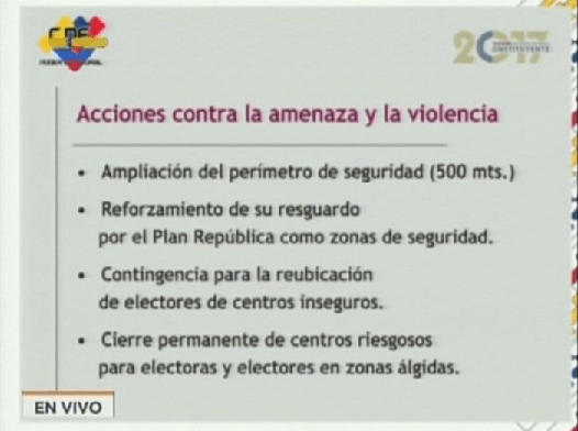 Foto: Seguridad desplegada para la elección de la Asamblea Nacional Constituyente / VTV 