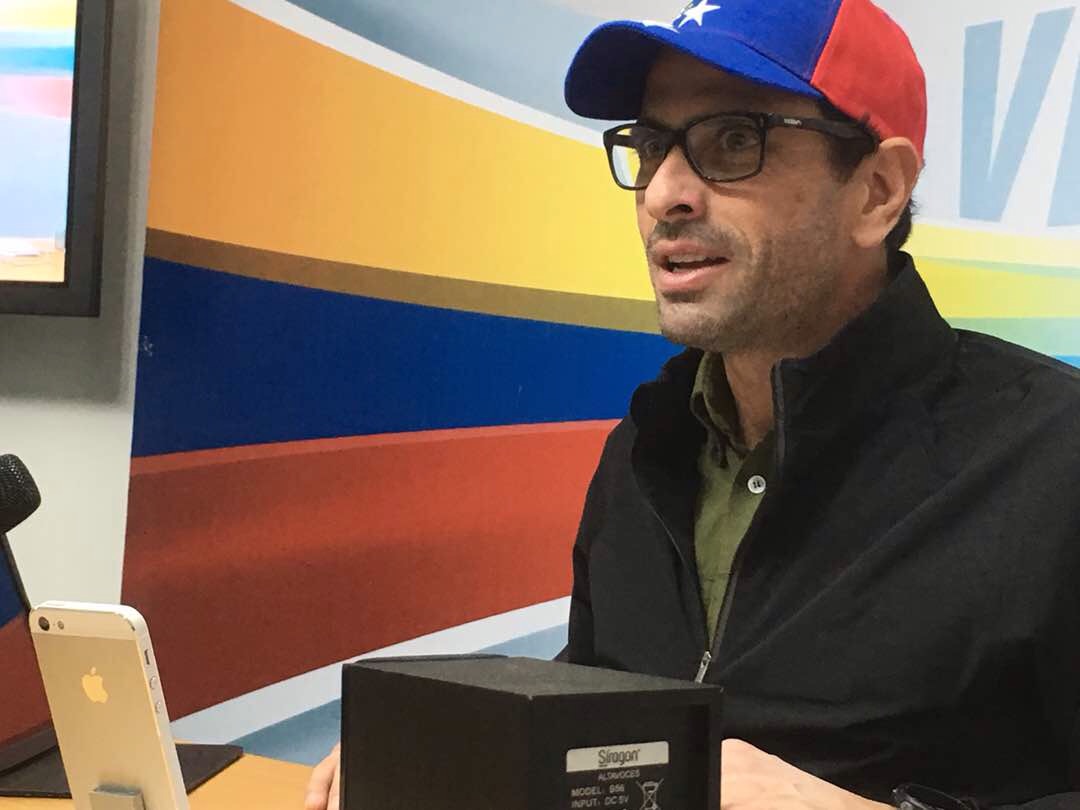 Capriles: El país sigue en pie de lucha por rescate de la democracia