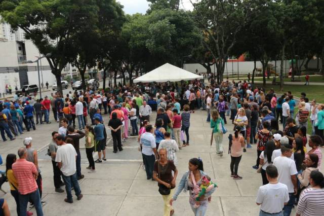 Punto soberano en Parque Carabobo / Foto: Will Jiménez