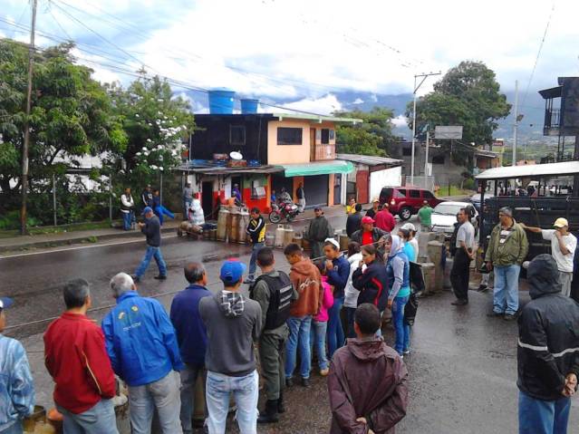 Protesta por gas en tachira