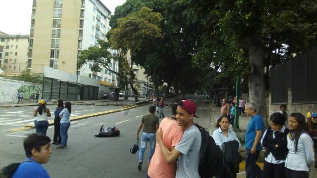 Manifestantes realizaron trancazo en La Florida (Foto: Luis Felipe Herrera)