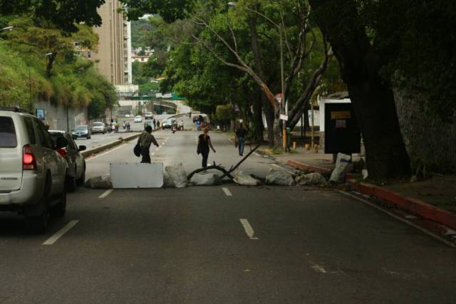 Trancazo en Santa Fe / Foto: Wil Jiménez 