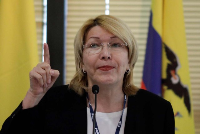 Venezuela's former chief prosecutor Luisa Ortega Diaz gestures during a meeting with representatives from the Latin American regional trading alliance Mercosur, in Brasilia, Brazil August 23, 2017. REUTERS/Ueslei Marcelino