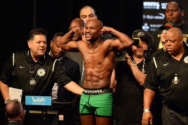 El boxeador estadounidense Floyd Mayweather.  Joe Camporeale-USA TODAY Sports