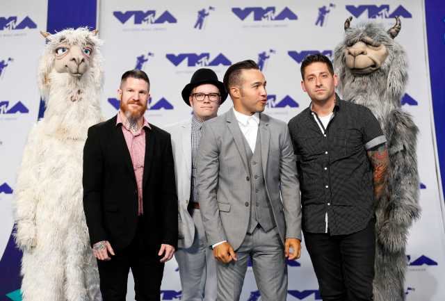 Fall Out Boy. REUTERS/Danny Moloshok