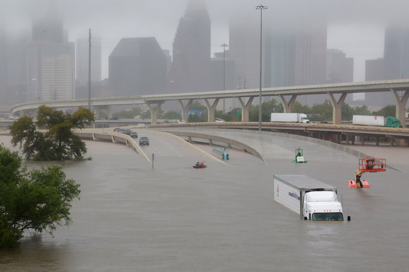 La tormenta tropical Harvey en números