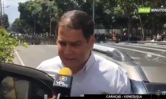 El diputado Luis Florido se encuentra en la sede del Ministerio Público apoyando a la Fiscal 