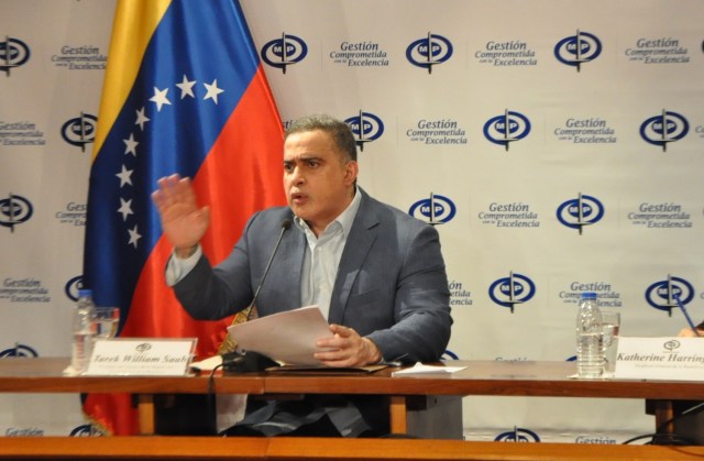 Tarek William Saab desde el Ministerio Público // Foto news report