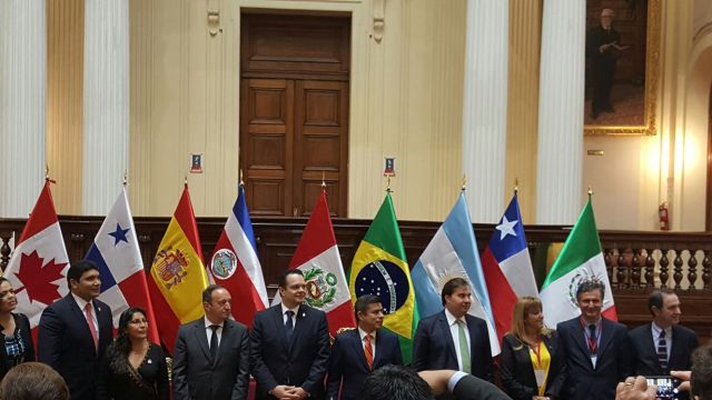 Representantes de los Parlamentos de 10 países debaten sobre la crisis venezolana (Foto: lapatilla.1eye.us)