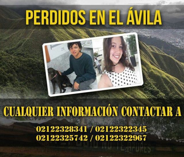 Jóvenes extraviados en El Ávila