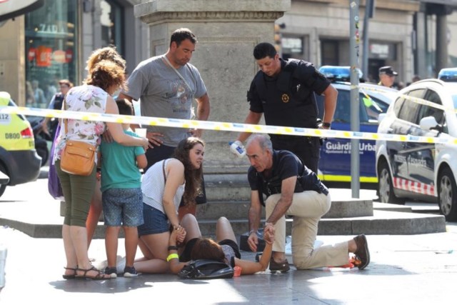 Atentado en Barcelona, España / Foto El País