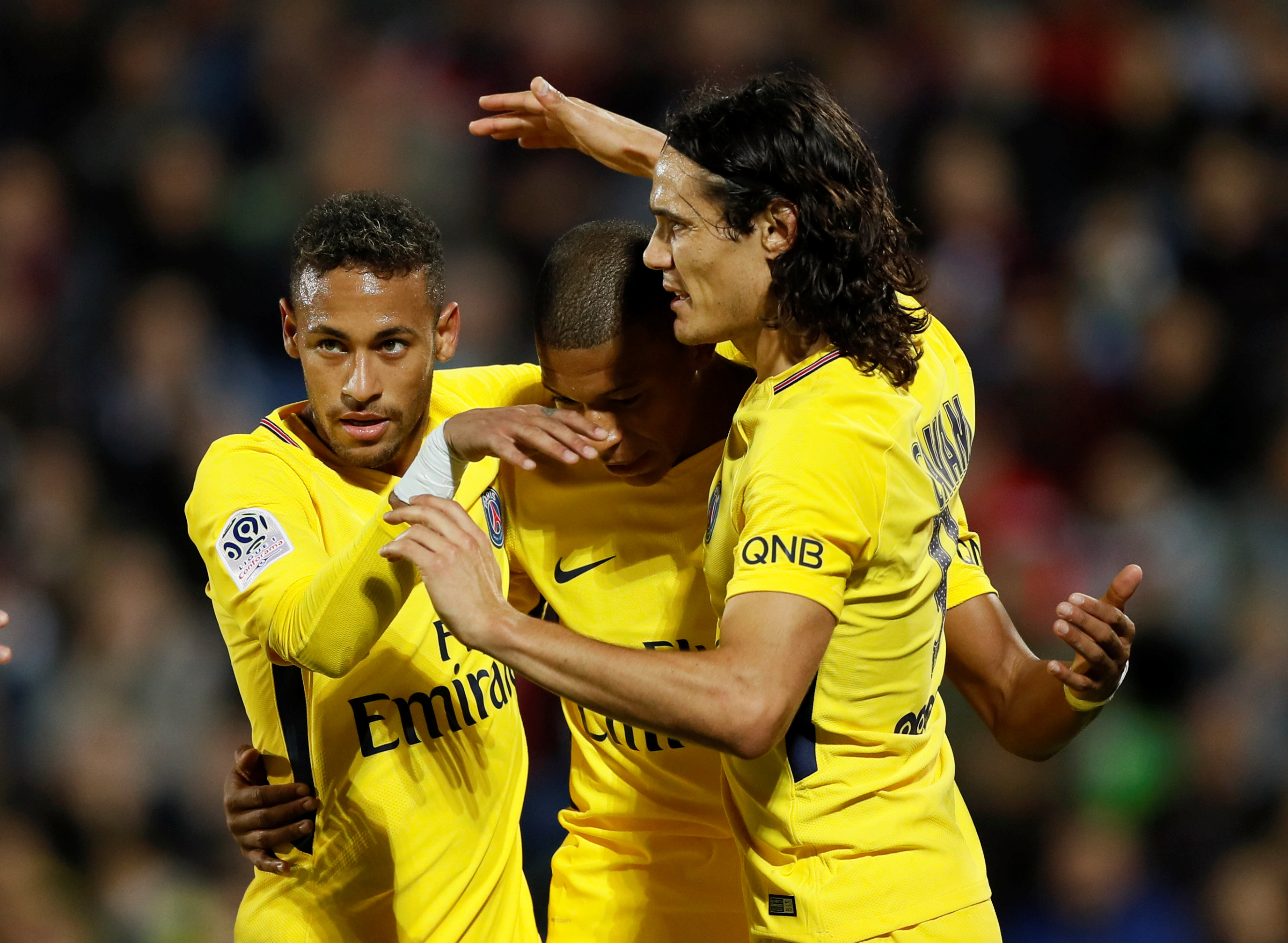 El tridente Mbappé-Neymar-Cavani ya deslumbra en el PSG