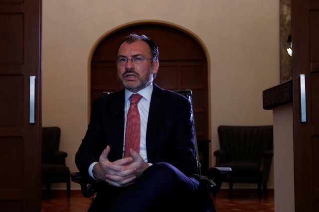 El canciller mexicano, Luis Videgaray. REUTERS/Carlos Jasso