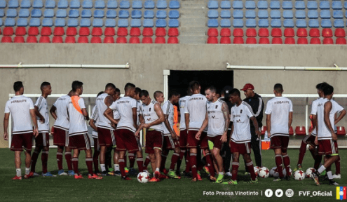 La Vinotinto realiza sus trabajos en el Centro Nacional de Alto Rendimiento