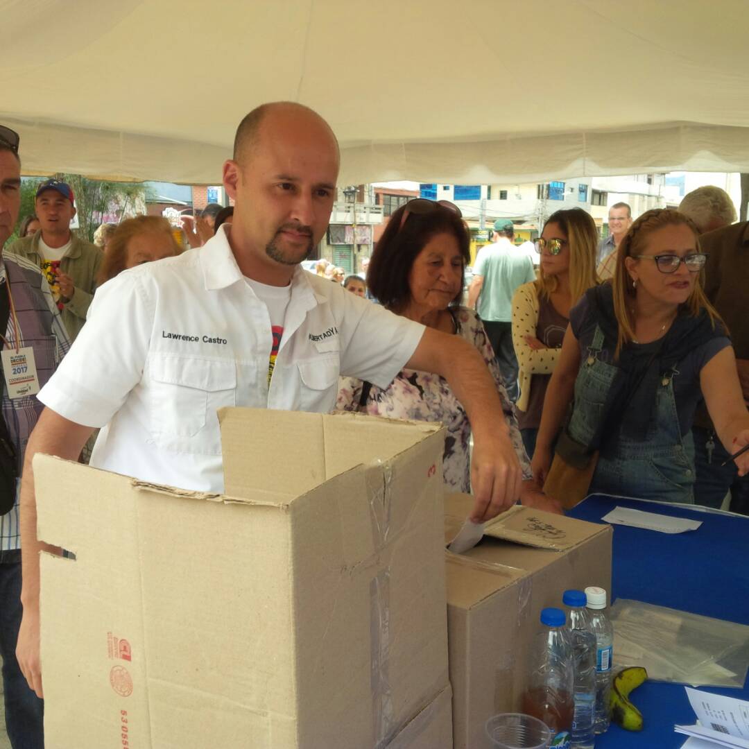 Lawrence Castro invitó a los merideños votar sin miedo por el futuro de Mérida