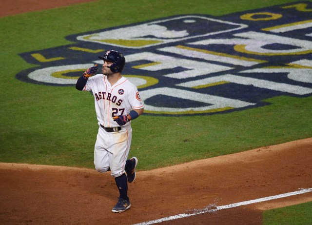 El venezolano José Altuve, segunda base de los Astros de Houston. Shanna Lockwood-USA TODAY Sports