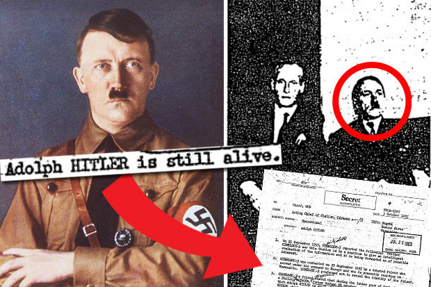 Foto: La foto sospechosa de Hitler incluso fue presentada al agente, escaneada y enviada a la CIA / Daily star