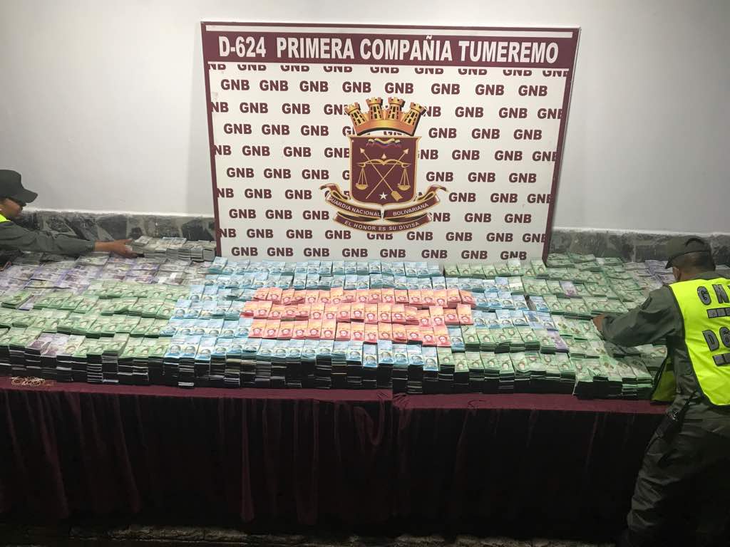 Más de 539 mil millones de bolívares han sido incautados por Sundde