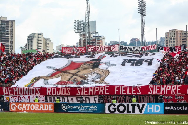 Caracas FC y Deportivo Táchira se enfrentaron en el estadio Olímpico de la UCV (Foto: Wil Jiménez / LaPatilla)