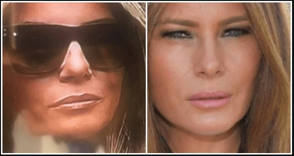 Melania Trump utiliza doble