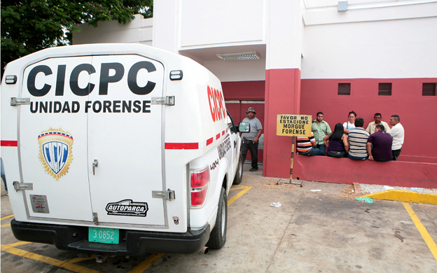 Sede de la Morgue Forense de Maracaibo.